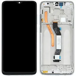 Xiaomi Redmi Note 8 Pro Single Sim чорний, оригінал PRC, з рамкою сріблястого кольору, White