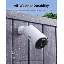 IP-камера відеоспостереження Baseus Security B1 Outdoor Camera 2K біла (S0SV002130) - мініатюра 7