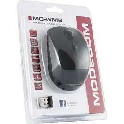 Комп'ютерна мишка ModeCom MC-WM6 бездротова 3кн. 1600dpi нано ресівер чорна (M-MC-0WM6-100)