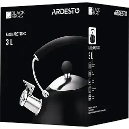 Чайник Ardesto Black Mars чорний 3 л (AR0748KS) - мініатюра 8