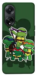 Чохол Demsky Green turtles для Oppo A58 4G