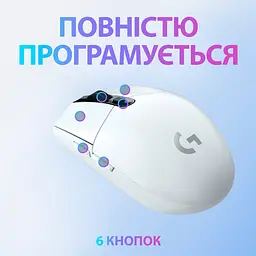 Миша бездротова Logitech G305 White (910-005291) - мініатюра 7