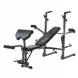 Лава тренувальна для жиму 4FIZJO Ultra з партою Скотта Black (P-5905973404228) - мініатюра 5
