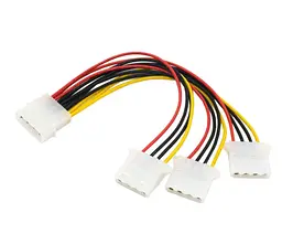 Кабель живлення Molex - 3xMolex M/F (S0450)