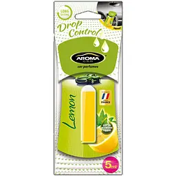 Ароматизатор целюлозний + рідина Aroma Car Drop Control Lemon 433/92289