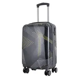 Валіза мала для ручної поклажі Semi Line 20 дюймів (S) дюймів (S) Polycarbonate/ABS-Plastic Black Pattern (T5651-1) - мініатюра 1