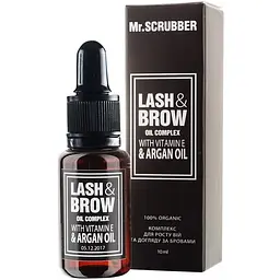 Комплекс для росту вій та догляду за бровами Mr. Scrubber Lash & Brow Oil Complex 10 мл