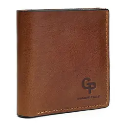 Портмоне Lettera з монетницею теракот GRANDE PELLE 10х10х2.5 см acs0032093