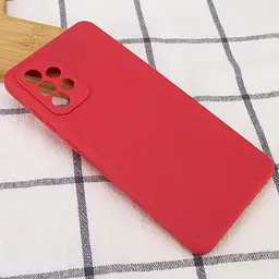 Силіконовий чохол Candy Full Camera для Samsung Galaxy A72 4G / A72 5G Червоний / Camellia - мініатюра 2
