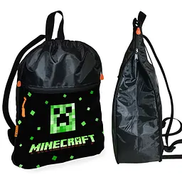 Шкільний рюкзак дитячий Minecraft + Сумка для взуття спортивної форми рюкзак-мішок для хлопчика (01710) - мініатюра 2