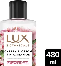 Гель для душу Lux Botanicals Цвіт вишні та Ніацінамід 480 мл - мініатюра 3