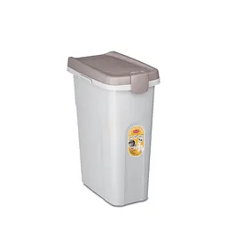 Stefanplast (Стефанпласт) Контейнер для корму 25л (10кг) світло/бежевий білий