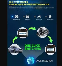 Зарядное устройство импульсное для аккумулятора ANHTCZYX ZYXJ30 12V/24V 4-8Ah (MF,WET,AGM,GEL) - мініатюра 6
