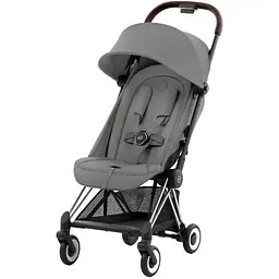 Прогулянковий візочок Cybex Coya Chrome Dark Brown Mirage Grey, сірий (522004395)