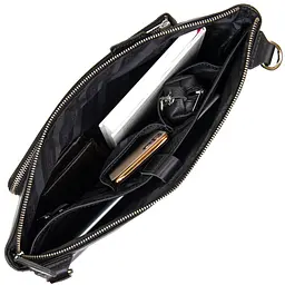 Шкіряна сумка для ноутбука Grande Pelle 11437 чорний - мініатюра 10