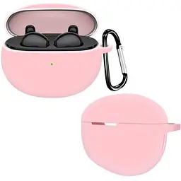 Чохол-накладка DK для Oppo Enco Air 3i (ETE91) Silicone Candy Friendly з карабіном (012708) (pink)