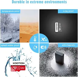 Micro SD картка Class KOOTION 2-Pack 128 ГБ 10 SDXC 128 ГБ UHS - мініатюра 7
