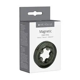 Ерекційне кільце Me You Us Linx Magnetic 2.5 см чорний - мініатюра 2