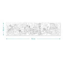 Розмальовка дитяча DoDo My Little Pony Стильні подружки 70х16 см (200187) - мініатюра 4