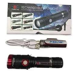 Ліхтар COP BL-736-T6 880000 + zoom + microUSB + 18650 - мініатюра 4