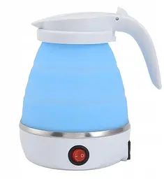 Дорожній чайник силіконовий складний дисковий 0,6л 600Вт 220В Travel Folding Elecreic Kettle YS-2008 - мініатюра 4