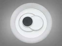 Світильник стельовий LED Diasha 1949 40 см, 72W, 3200K/4100K/6000K, акриловий плафон, сучасний стиль - мініатюра 3