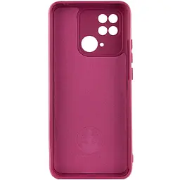 Чохол Silicone Cover Lakshmi Full Camera (A) для Xiaomi Poco C40 Бордовий / Marsala - мініатюра 2