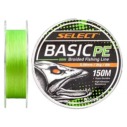 Шнур Select Basic PE 150m Light Green 0.06mm 6lb/3kg (1870.18.10) - мініатюра 1