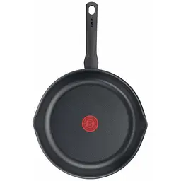 Сковорода Tefal Day by Day 28 см, з кришкою, алюміній, бакеліт, скло, чорний (B5580623UA) - мініатюра 5