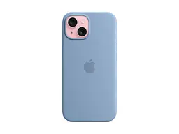 Чохол для смартфона Apple iPhone 15 Silicone Case with MagSafe - Winter Blue (MT0Y3) - мініатюра 3