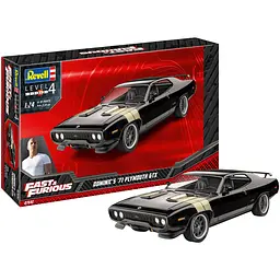Збірна модель Revell Автомобіль Plymouth GTX 1971 з фільму Форсаж рівень 4 масштаб 1:24, 81 деталь (RVL-07692) - мініатюра 2