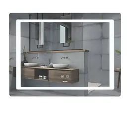 Дзеркало Mixxus STYLE MR13-80x60-REVERSE з LED Touch, Anti-fog, димером, регулюванням яскравості (MI6666) - мініатюра 1