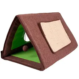 Flamingo Cat Tent 3in1 фламинго тент 3в1 спальное місце палатка-домик когтеточка для котів 3в1 50 см