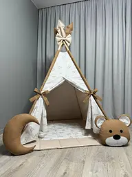 Вігвам Ведмедик на веселці 8 зі стьобаним килимком Повний комплект 0628 - мініатюра 6