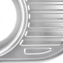 Кухонна мийка 770x500x160 мм + сифон Wezer 7750(08) Satin, Satin - мініатюра 6