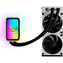 СВО Hyte THICC Q60 RGB 5'' LCD FAN-HYTE-Q60-BW Black/White (FAN-HYTE-Q60-BW) - мініатюра 5