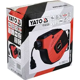 Подовжувач мережевий Yato на котушці 10 м 3-жильний 1.5 мм² 10 А (YT-81220) - мініатюра 4