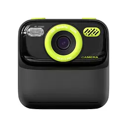 Дитяча камера миттєвого друку Instant Print Camera P79 (Чорно-зелений) - мініатюра 2