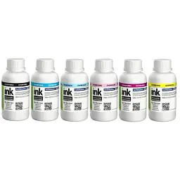Комплект чорнил ColorWay Epson L800/810/850 BK/С/LC/LM/M/Y (ColorWay-EW810SET02) 6х200г (CW-EW810SET02)