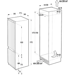 Холодильник Gorenje NRKI2181A1 - мініатюра 3