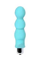 Анальна пробка ToDo Anal Vibro Plug Bland 12 см (бірюзовий) - мініатюра 3