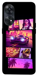 TPU чехол Demsky GTA vibes для Oppo Reno 8 T 4G