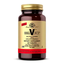 Преміум мультивітаміни та мінерали Solgar Formula VM-75 - 90 таблеток