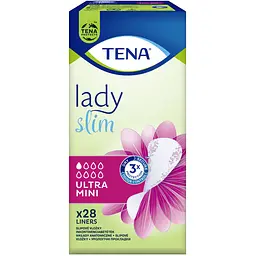 Уцінка. Урологічні прокладки Tena Lady Slim Ultra Mini 28 шт. - мініатюра 2