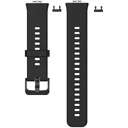 Ремінець DK Huawei Watch Fit / Fit SE Silicone Sport Full Light Classic (black) - мініатюра 3