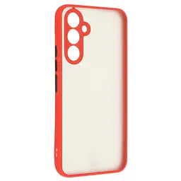 Чехол-накладка для Samsung Galaxy A54 5G (A546), Frosted Matte, красный, противоударный чехол с защитой всего корпуса, термополиуретан TPU + поликарбонат PC, ArmorStandart (ARM66720)