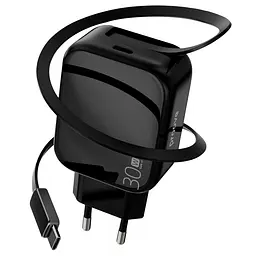 Зарядний пристрій Proove Fixtape GaN (Type-C) 30W black (WCFP30010201)