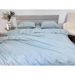 Підковдра Ecotton Aqua Grey сатин 210х220 см сіро-блакитна (24770) - мініатюра 7