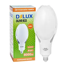 Лампочка Delux OLIVE ECO 80Вт E27 6500K 230В (90023330) - мініатюра 3