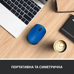 Комп'ютерна мишка Logitech M171 Blue (910-004640) - мініатюра 3